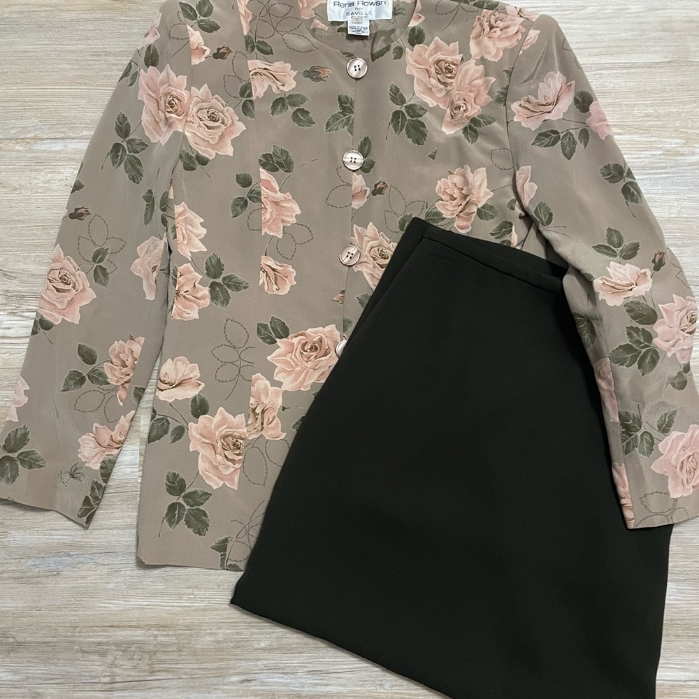 Floral suit set